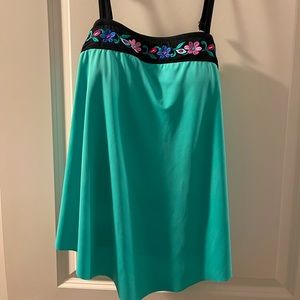 Plus Size Tankini with Tummy Control (top only)